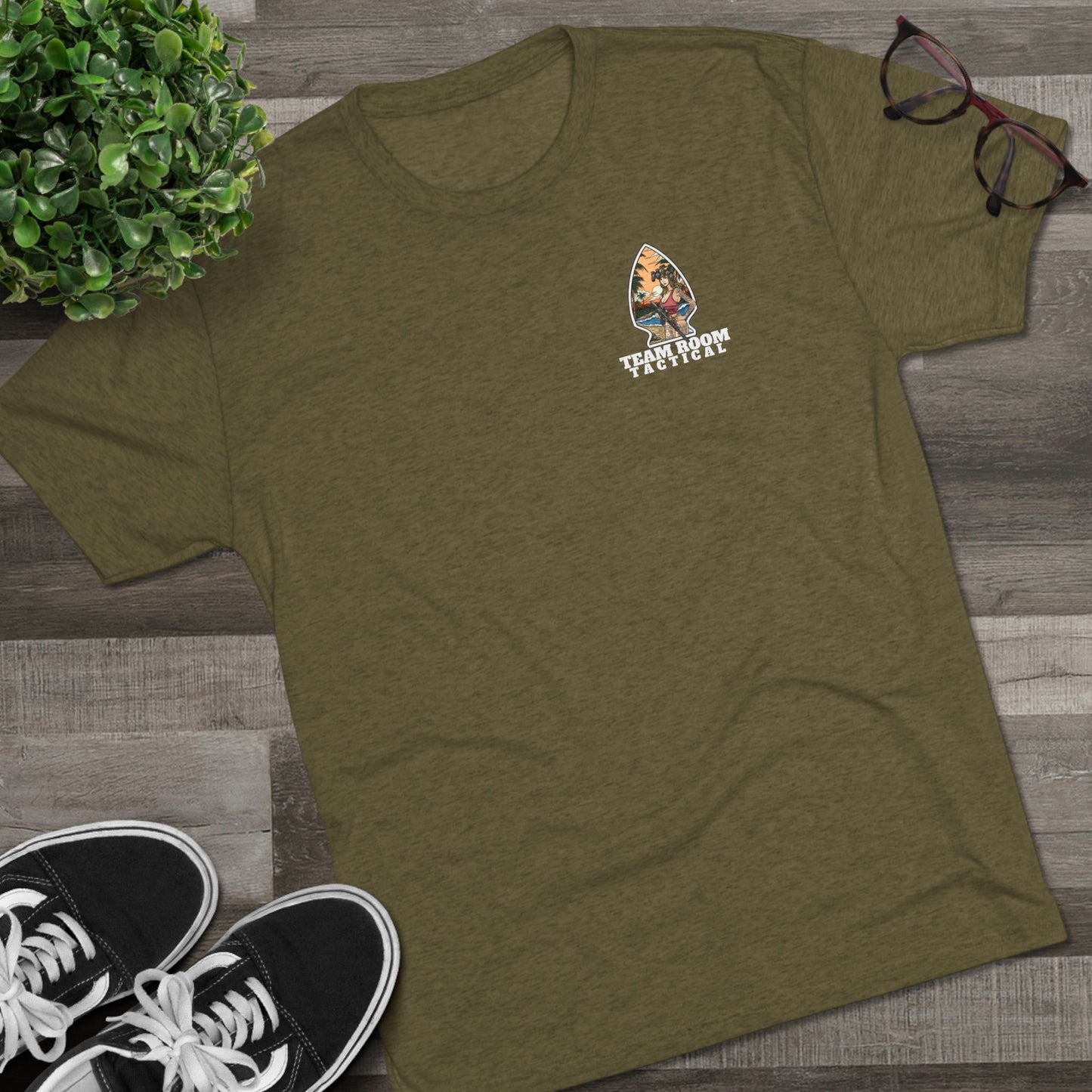 TRT Sunset Gats and Tats Tri-Blend