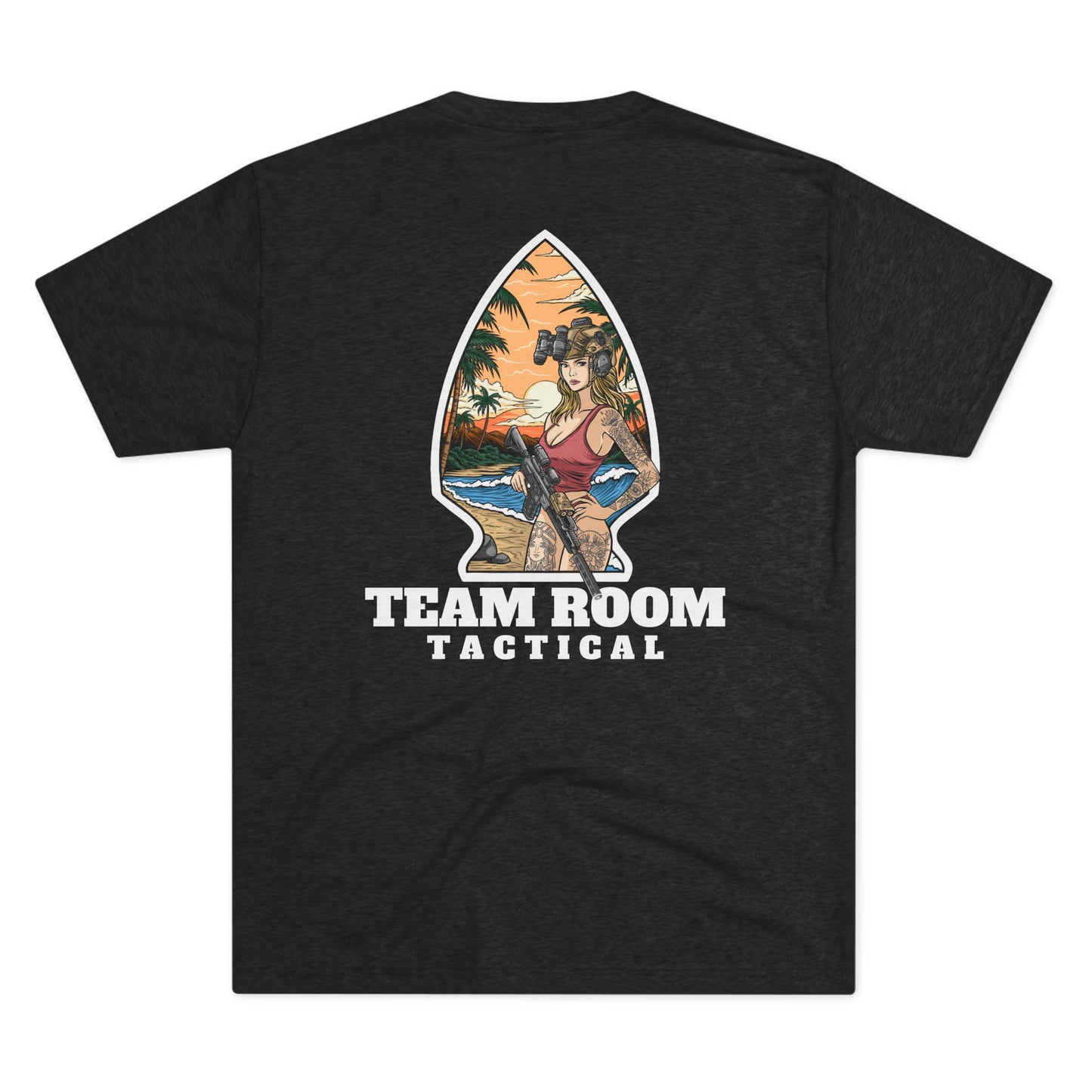 TRT Sunset Gats and Tats Tri-Blend